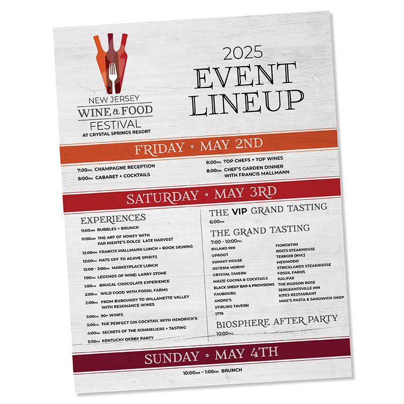 Schedule of Events