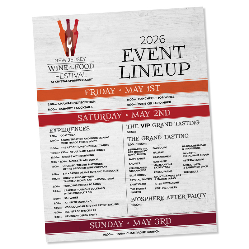 Schedule of Events
