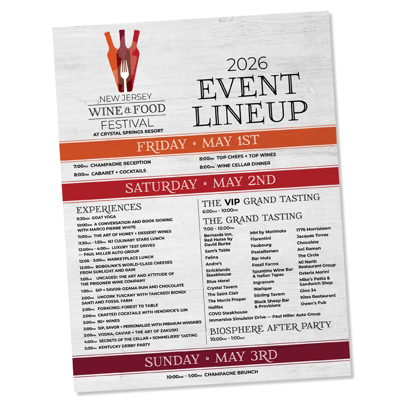 Schedule of Events